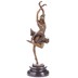 Táncosnő bronz szobor képe